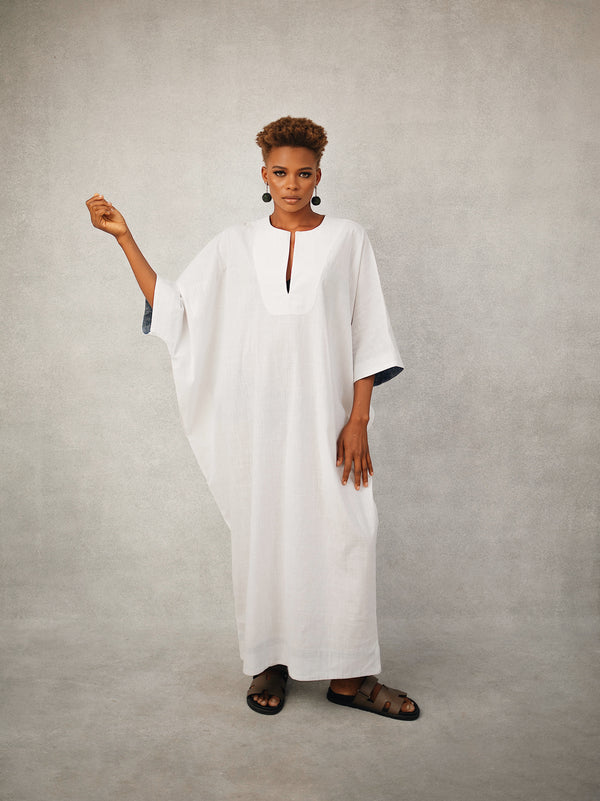 Lucy Linen Midi Kaftan